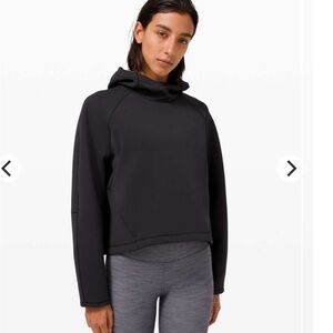 Lululemon Athletica Black Hooded Scuba Sweatshirt